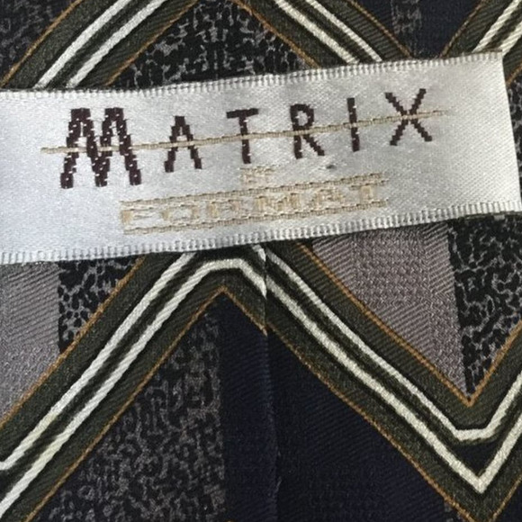MATRIX SILK TIE - Picture 4 of 5